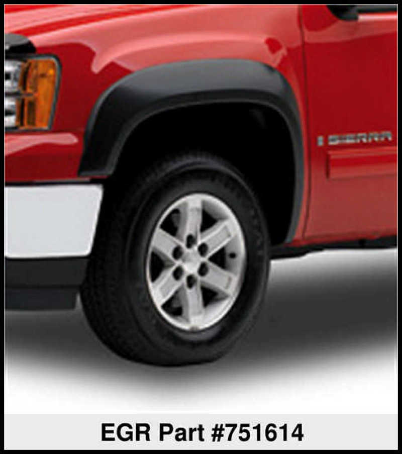 EGR 07-10 GMC Sierra HD 6-8ft Bed Rugged Look Fender Flares - Set 751614 751614 Thumbnail