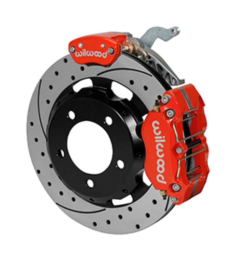 Wilwood Dynapro Radial / MC4 Rear Kit 12.19 Drilled Red Backdraft Roadster w/E46 Suspension w/Lines 140-14640-DR 140-14640-DR User 1