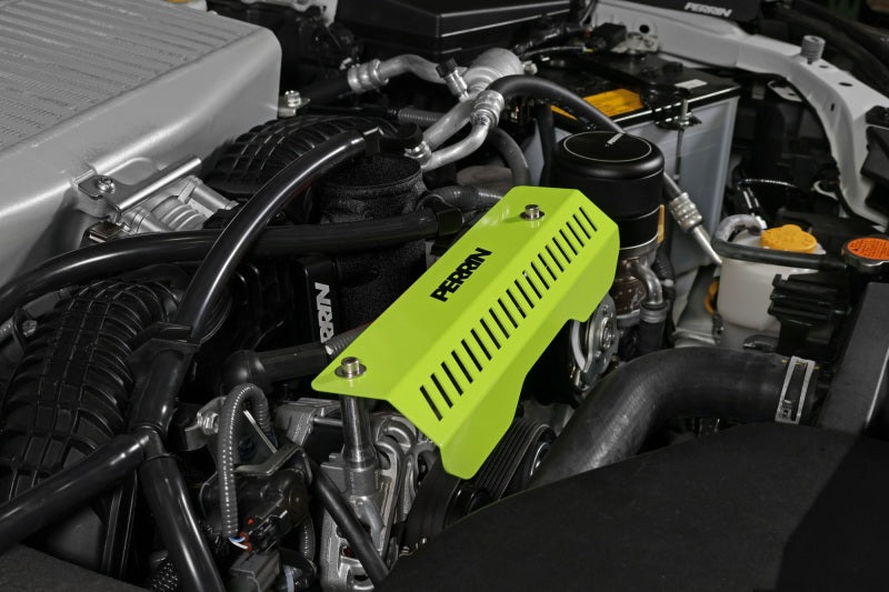 Perrin Performance Perrin 22-23 Subaru WRX Pulley Cover (Short Version - Works w/AOS System) - Neon Yellow PSP-ENG-154NY PSP-ENG-154NY User 1