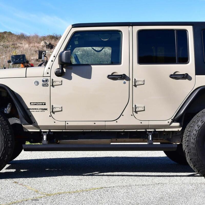 Westin Pro-e Running Boards 07-18 Jeep Wrangler JK 29-23295 29-23295 Photo - Mounted
