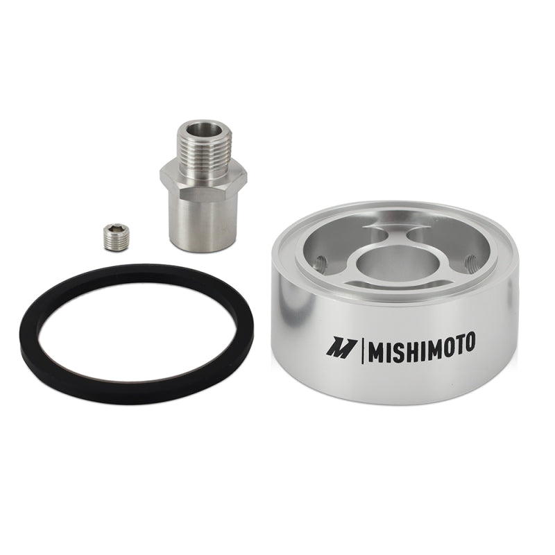 Mishimoto Oil Filter Spacer 32mm 3/4 - 16 Thread - Silver MMOC-SPC32-34SL MMOC-SPC32-34SL Photo - Primary