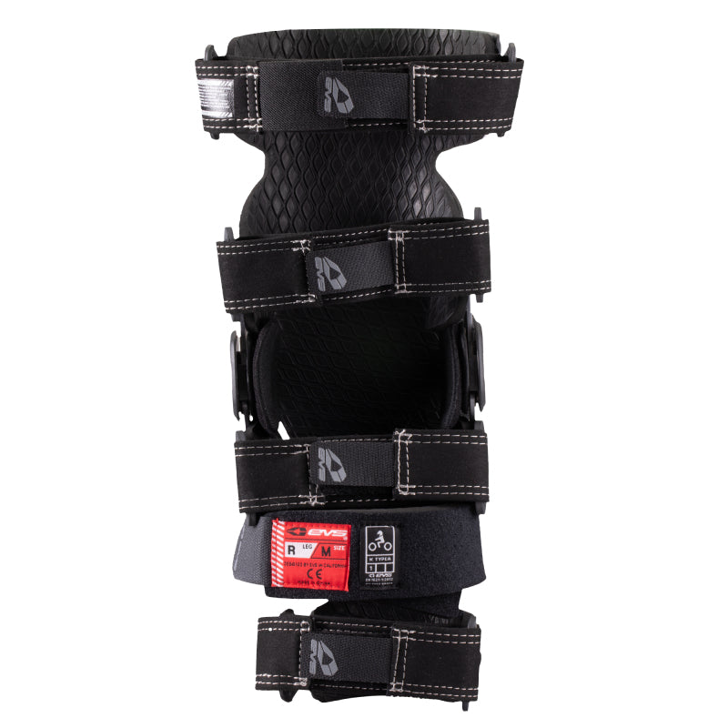 EVS Axis Sport Knee Brace Black/Black/Grey - Large/Right AXISS-BK/GY-LR AXISS-BK/GY-LR User 1