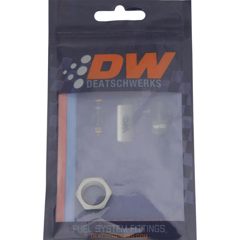 DeatschWerks 6AN Bulkhead Nut Smaller OD - Anodized DW Titanium 6-02-0729 6-02-0729 Photo - lifestyle view