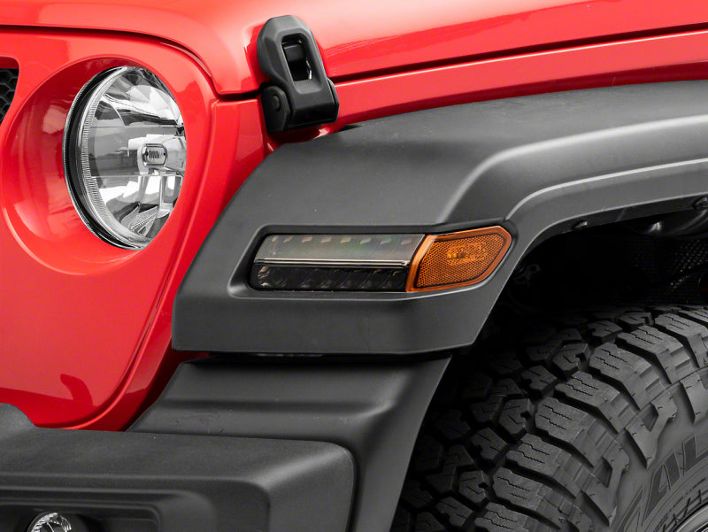 Raxiom 18-23 Jeep Wrangler JL Sport Axial Series SEQL LED Parking/Turn Signal Lights- Smoked J155019-JL J155019-JL Photo - Primary