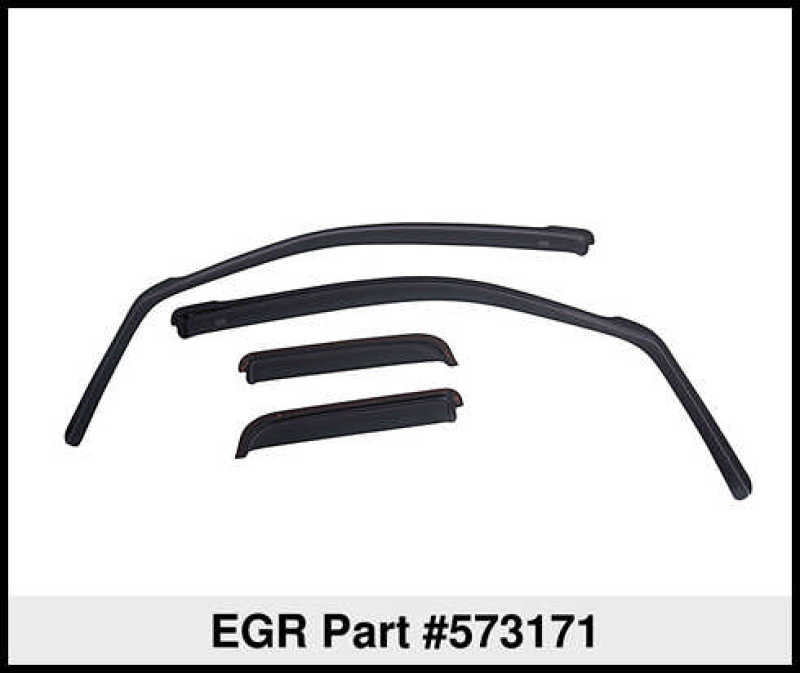 EGR 04+ Ford F/S Pickup Extended Cab In-Channel Window Visors - Set of 4 (573171) 573171 573171 Thumbnail