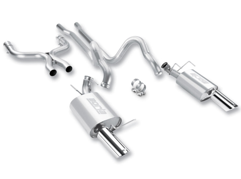 Borla 2011-2012 Mustang GT 5.0L 8cyl 6spd RWD Agressive ATAK Catback Exhaust 140372 140372 Photo - Primary