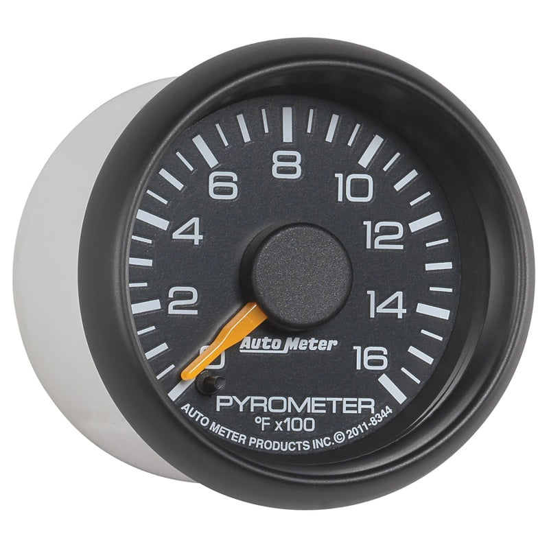Autometer Gauge, Pyrometer (Egt), 2 1/16", 1600 Deg. F, Stepper Motor, Gm Factor 8344 User 5