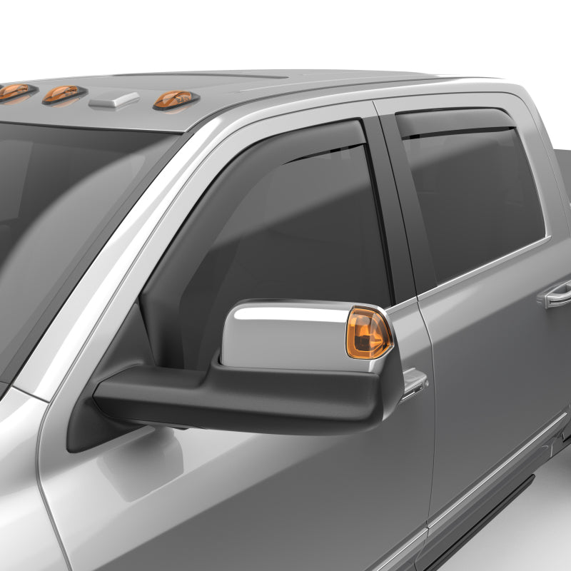 EGR 19-23 Ram 2500/3500 In-Channel Window Visors Front/Rear Set Matte Black Crew Cab 572865 572865 Photo - Primary