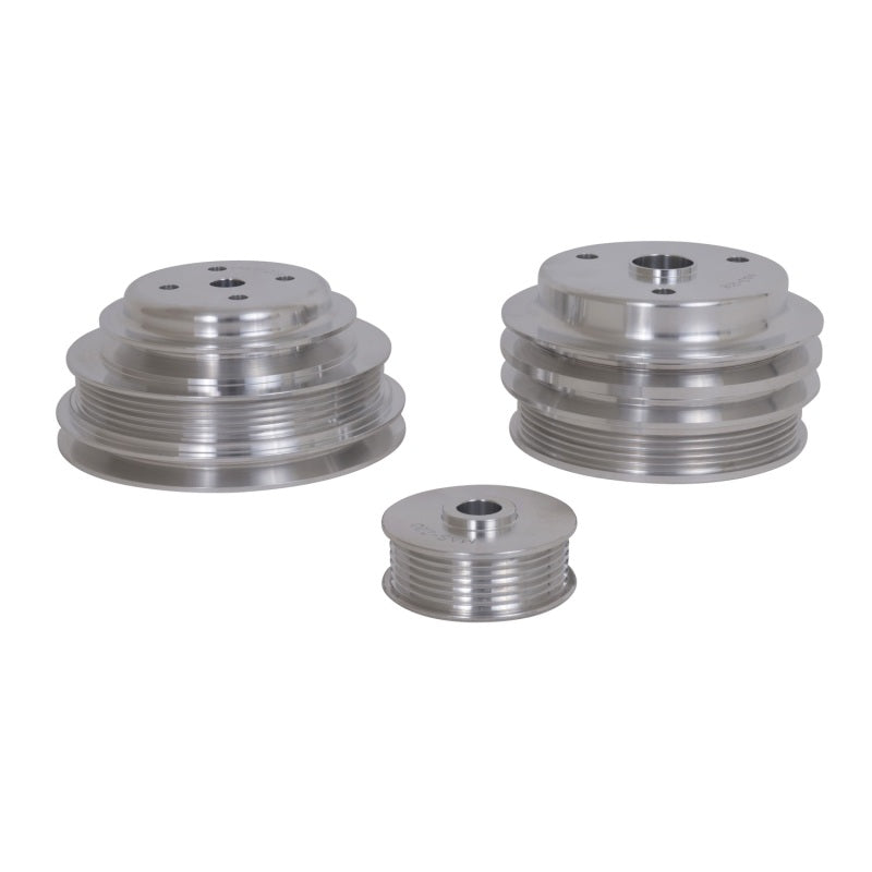 BBK Performance 85-87 GM 5.0/5.7 F-Body/GM Truck 3 PC Underdrive Pulley Kit 1598 Photo - Unmounted