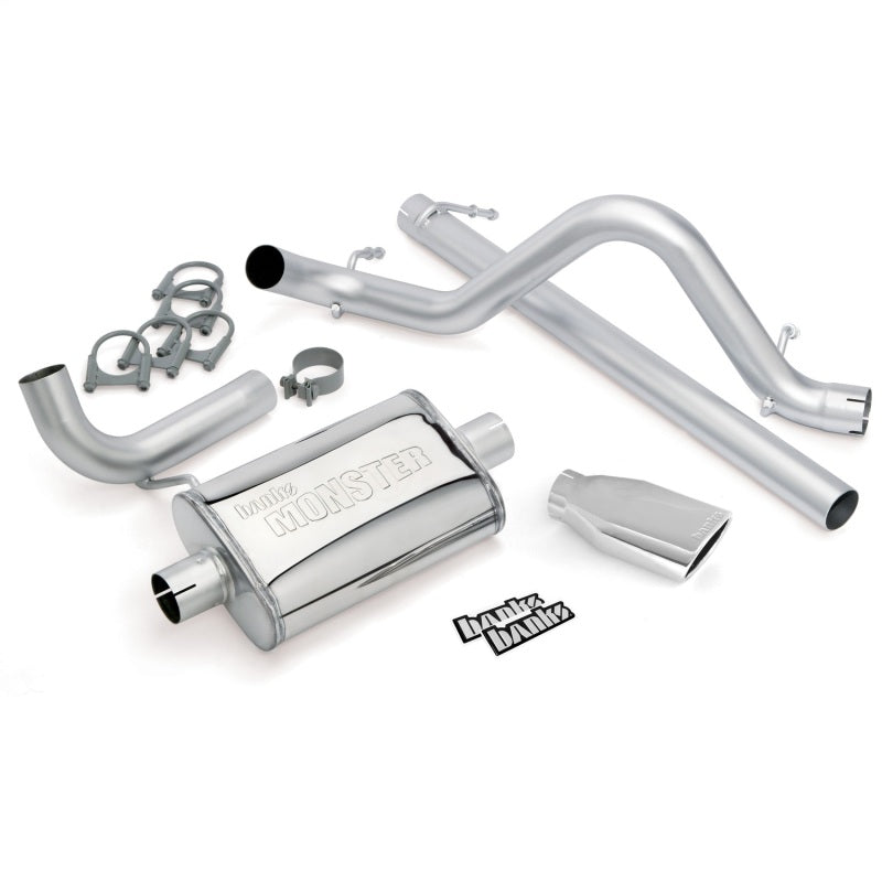 Banks Power 07-11 Jeep 3.8L Wrangler - 2dr Monster Exhaust System - SS Single Exha 51321 Photo - Primary