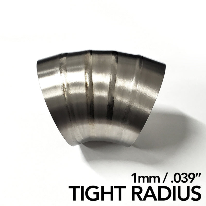 Ticon Industries 3.5in Welded Pie Cuts 1.65D Loose Radius 45 Deg Bend 1mm/.039in- 5pk 141-08920-1303 141-08920-1303 User 1