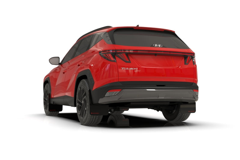 Rally Armor 2025 Hyundai Tucson XRT Black UR Mud Flap - Red Logo MF125-UR-BLK-RD MF125-UR-BLK-RD User 1