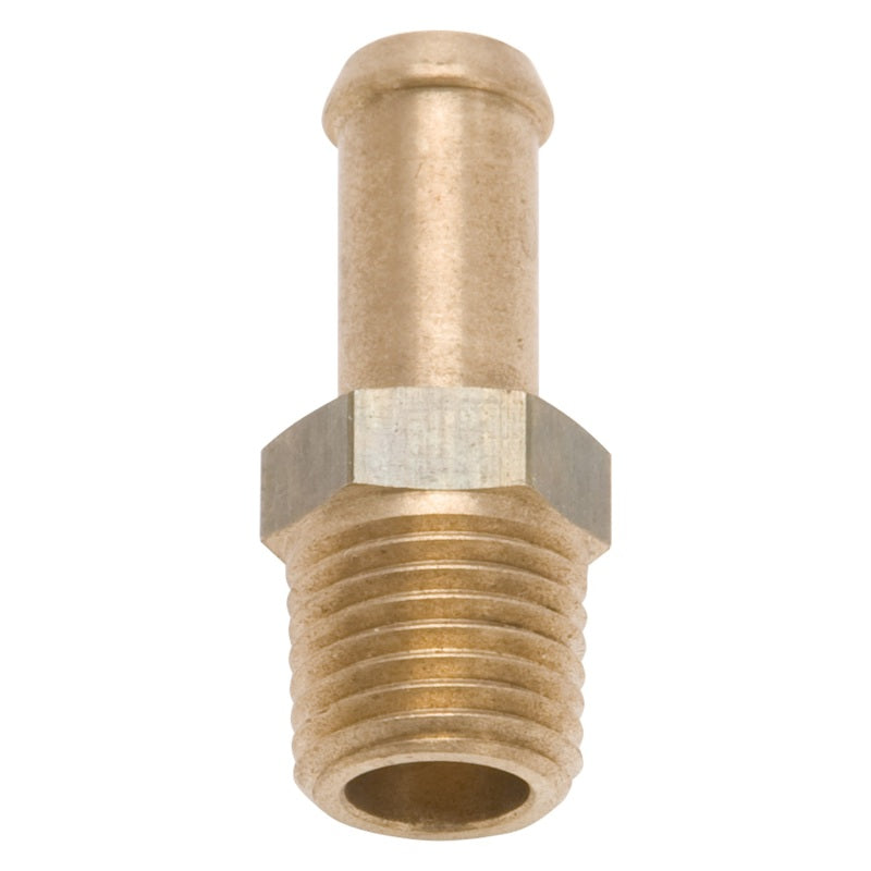 Edelbrock Fitting, 1/4-18 Npt X 3/8", Single Barb, Brass 8080 Photo - Primary