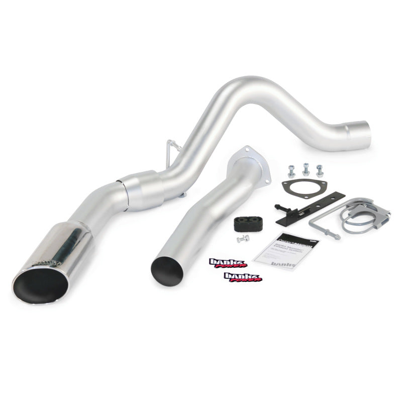 Banks Power 07-10 Chevy 6.6L LMM ECSB-CCLB Monster Exhaust System - SS Single Exha 47784 Photo - Primary