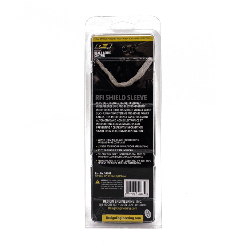 DEI RFI Shield Split Sleeve - 1/2in x 3ft 10681 10681 Photo - in package
