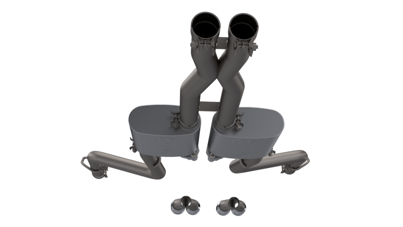 QTP 15-18 Dodge Challenger 6.2L/6.4L 304SS Screamer Cat-Back Exhaust w/3in Tips 430115 430115 Photo - Primary