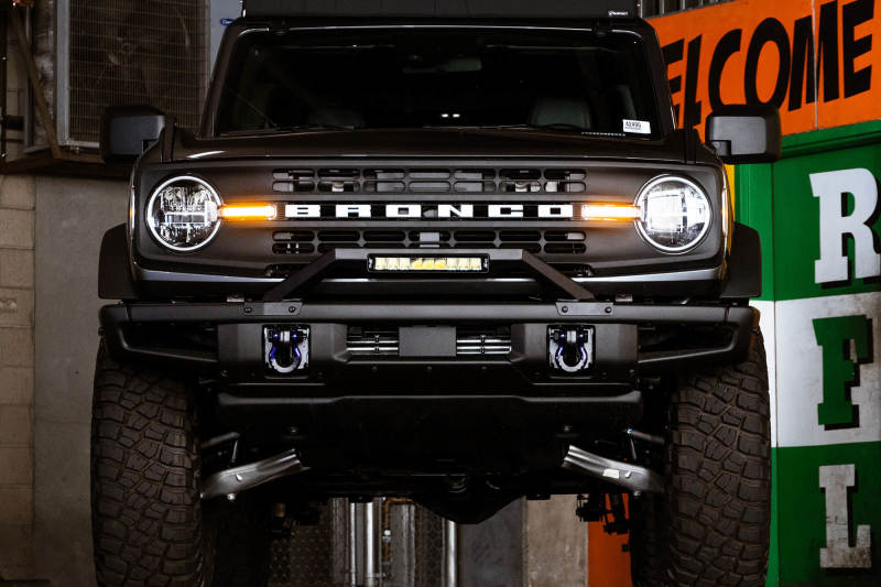 DV8 Offroad 21-22 Ford Bronco Factory Modular Front Bumper Bull Bar LBBR-04 LBBR-04 Photo - Unmounted