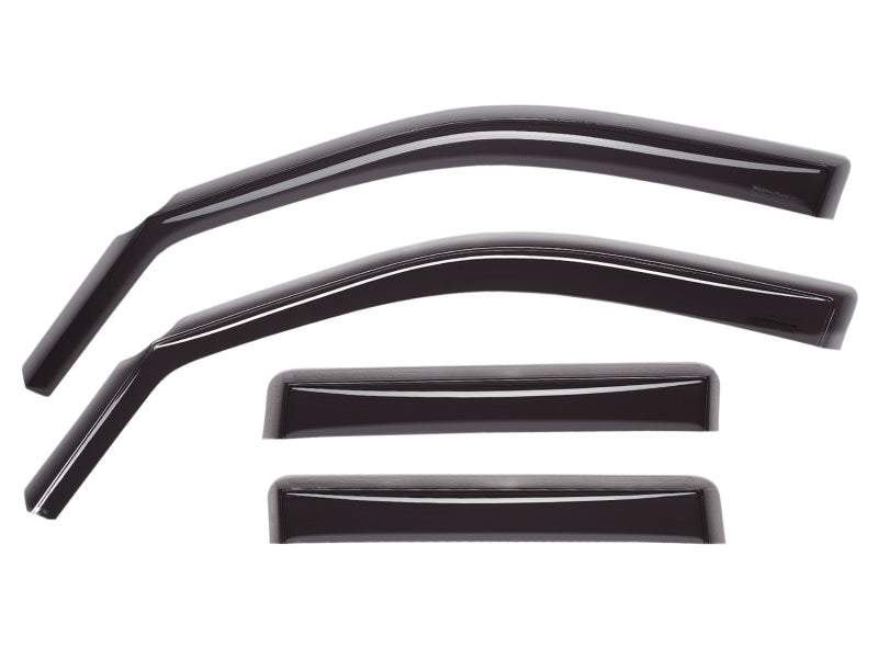WeatherTech 2017-2020 Hyundai Elantra Front & Rear Side Window Deflectors - Dark Smoke 82800 82800 Photo - Primary