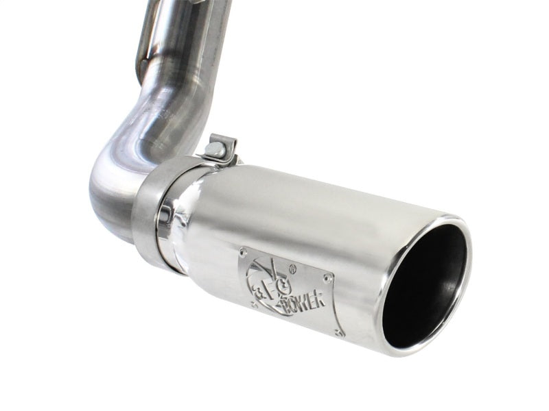 aFe MACH Force-Xp 3in 409 Stainless Steel Cat-Back Exhaust System w/Polish 49-44038-P Photo - Unmounted