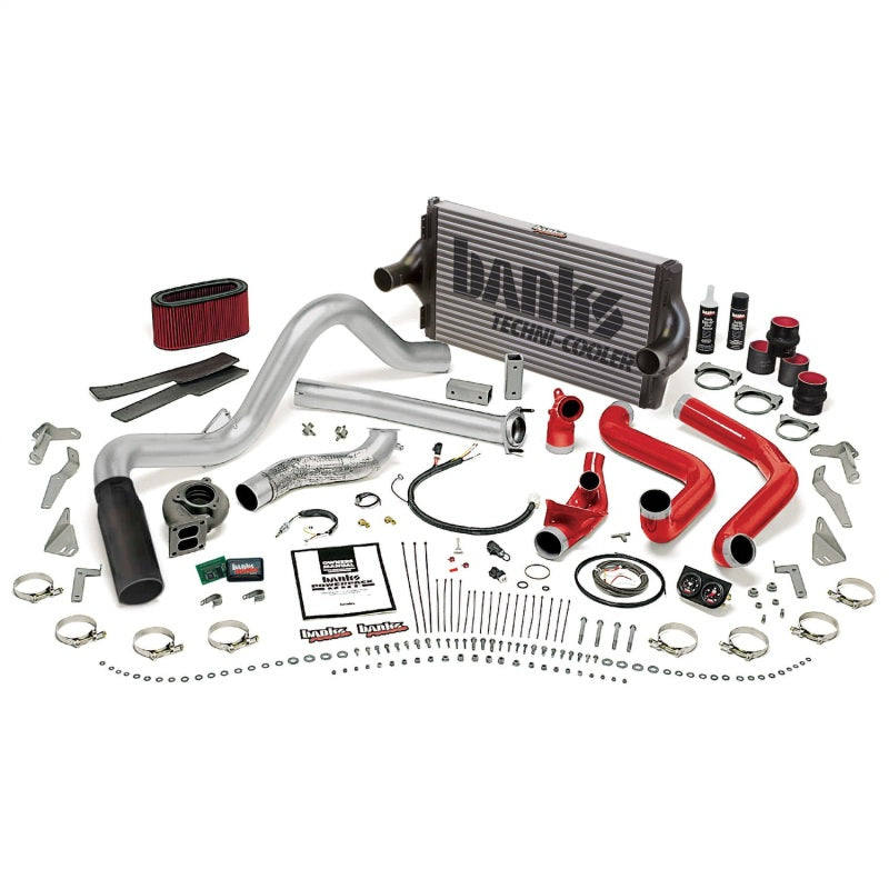 Banks Power 95.5-97 Ford 7.3L Man PowerPack System - SS Single Exhaust w/ Black Tip 48562-B 48562-B Photo - Primary