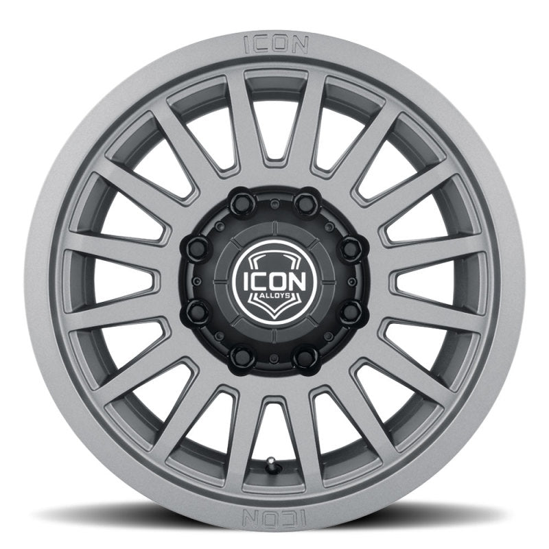 ICON Recon SLX 18x9 8x6.5 BP 12mm Offset 5.5in BS 121.4mm Hub Bore Charcoal Wheel 3618908055CH 3618908055CH Photo - Unmounted