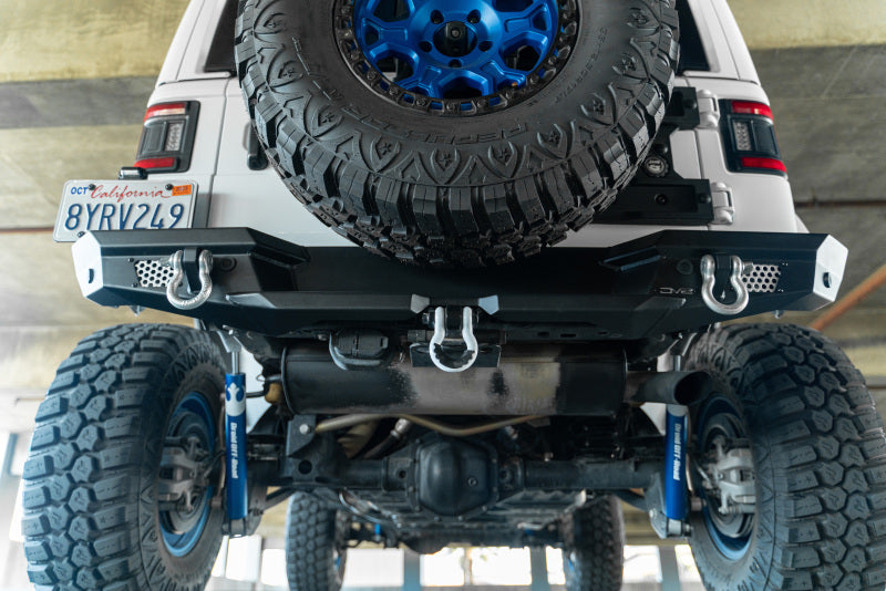 DV8 Offroad 2018 Jeep Wrangler JL MTO Series Rear Bumper w/ Optional Tire Carrier RBJL-13 RBJL-13 Photo - Unmounted