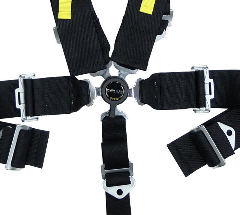 NRG Sfi 16.1 5pt 3 inch Seat Belt Harness / Cam Lock - Black SBH-RS5PCBK Photo - Primary