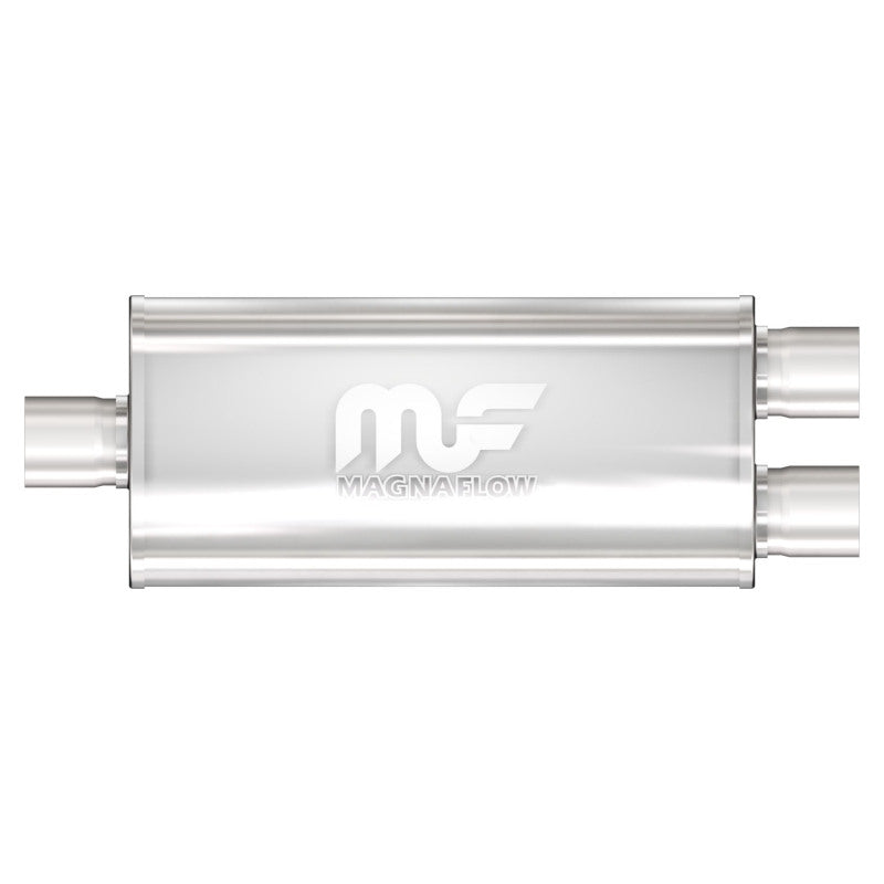 MagnaFlow 5" X 8" Oval Center/Dual Straight Through Performance Muffler 12148 Photo - Primary