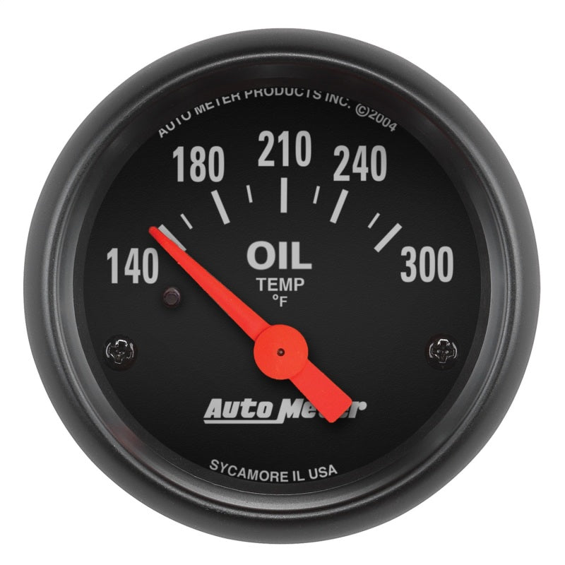 Autometer Gauge, Oil Temp, 2 1/16", 140-300 Deg F, Electric, Z-Series 2639 Photo - Primary