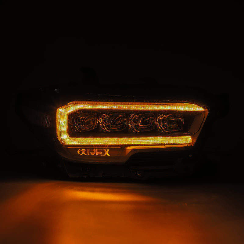 AlphaRex 16-20 Toyota Tacoma NOVA LED Projector Headlight Plank Style Alpha Black w/Activation Light 880705 880705 User 2