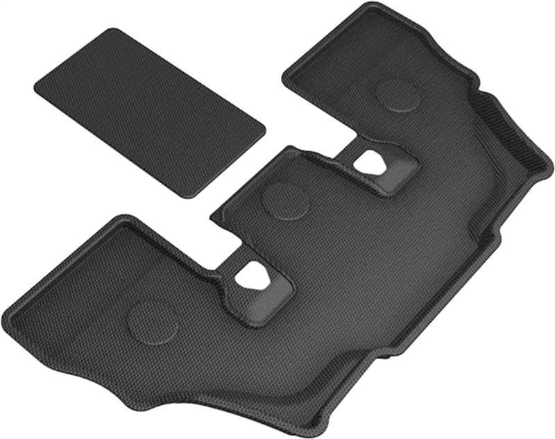 3D MAXpider MAXpider 19-22 BMW X7 (G07) Kagu 3rd Row Floormats - Black L1BM10531509 L1BM10531509 Photo - Primary