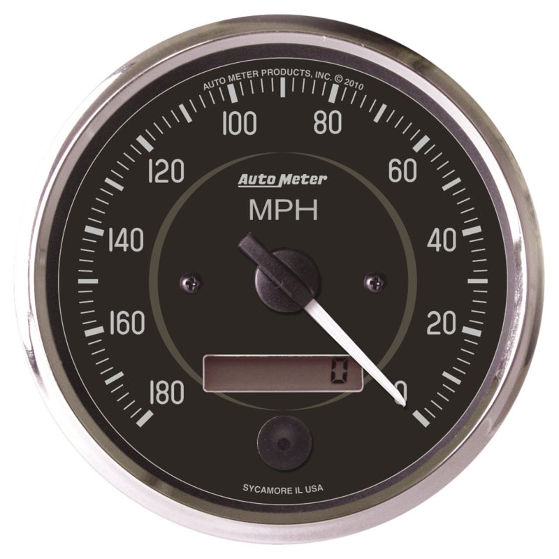 Autometer Gauge, Speedometer, 4", 180Mph, Elec. Program. (Reverse Rotation)Cobra 201013 Photo - Primary