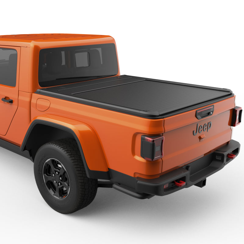 EGR 20-23 Jeep Gladiator Sport Overland Rubicon Sport S Retractable Bed Cover RT039031E RT039031E Photo - Close Up