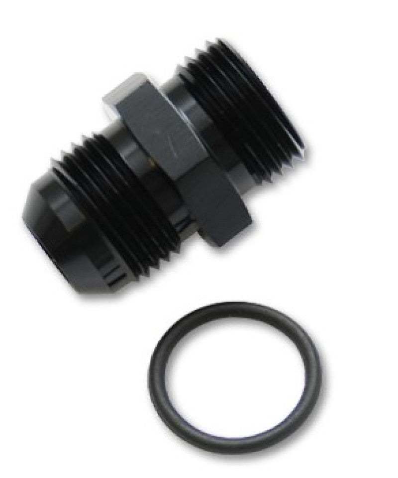 Vibrant -3AN Male Flare to -4 ORB Male Straight Adapter w/O-Ring - Anodized Black 16818 16818 User 1