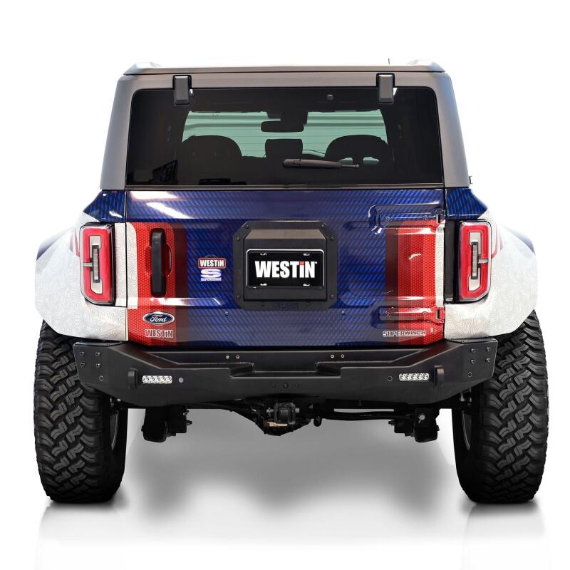 Westin 21-25 Ford Bronco (Excl. Sport) Spare Tire Delete Plate - Tex. Blk 59-89055 59-89055 Photo - Mounted
