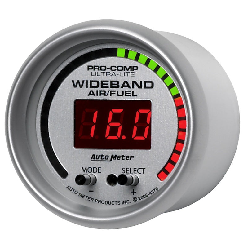 Autometer 2-1/16" Wideband Pro Air/Fuel Ratio, 6:1-20:1 Afr, Ultra-Lite 4378 User 2