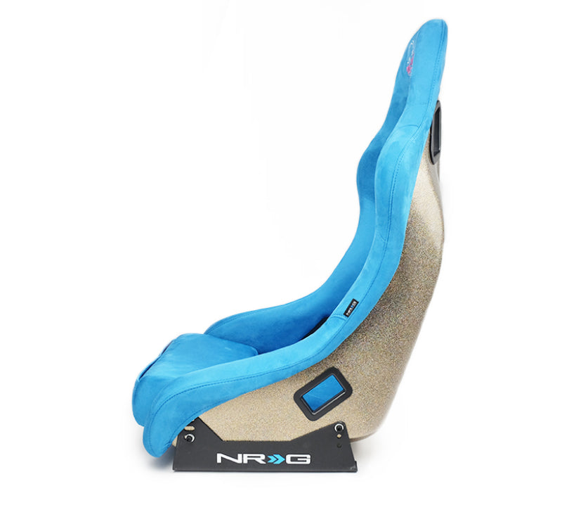 NRG FRP Bucket Seat ULTRA Edition - Medium (Blue Alcantara/Pearlized Back) FRP-303BL-ULTRA FRP-303BL-ULTRA Photo - Primary