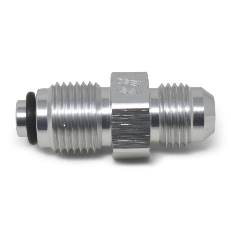 Russell Power Steering Adapter 11/16-18 O-Ring To 6 AN Male Clear Anodize 648040 Photo - out of package