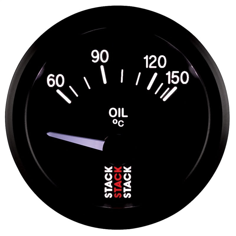 Autometer Stack 52mm 60-150 Deg C M10 Male Electric Oil Temp Gauge - Black ST3209 ST3209 User 4