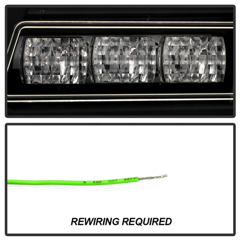 SPYDER 03-08 Audi A3 Full LED Tail Lights - Black (ALT-YD-AA303-LED-BK) 5089076 5089076 Photo - Unmounted