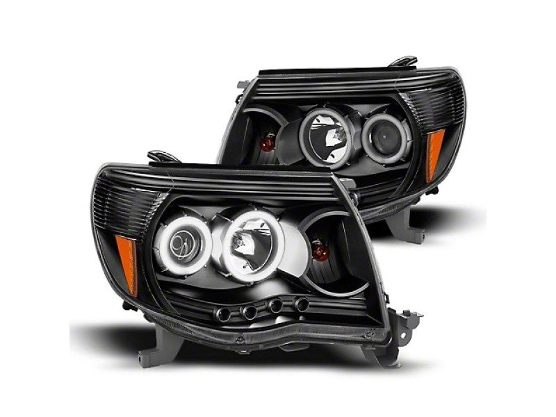 Raxiom 05-09 Tacoma Super White LED Halo Projector Headlights- Black Housing (Clear Lens) TT5928 TT5928 User 1