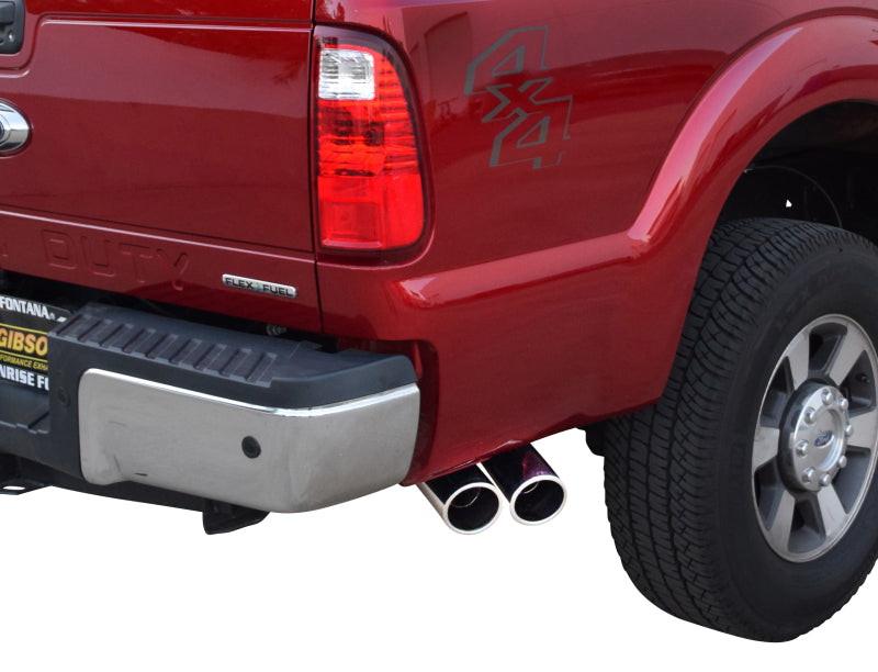 Gibson 11-16 Ford F-250 Super Duty XL 6.2L 2.5in Cat-Back Dual Sport Exhaust - Stainless 69127 69127 Illustration Guide