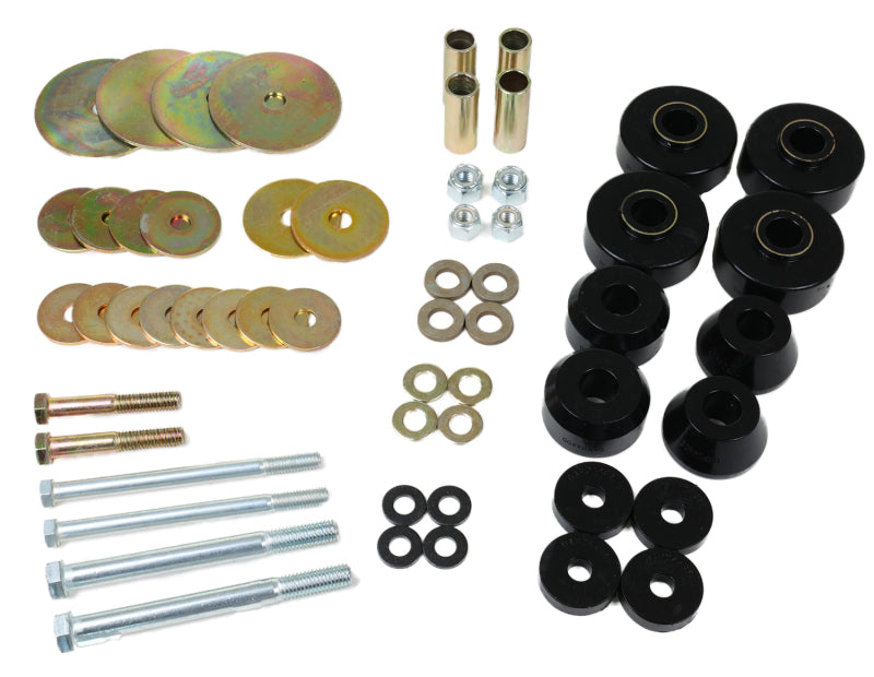 Energy Suspension 67-68 Chevrolet C-10 Pickup Black Body Mount Set 3.4174G 3.4174G Photo - Primary