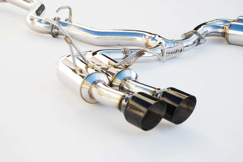 Invidia 2015+ Subaru WRX / STI Gemini/R400 Single Layer Quad Black Tip Cat-Back Exhaust HS15STIGM4SB HS15STIGM4SB User 1