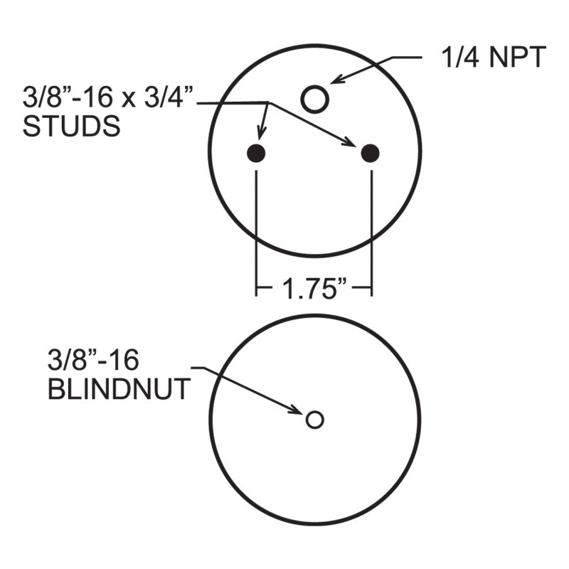 Firestone Ride-Rite Replacement Bellow 268C (For Kit PN 2173/2485/2410/2213/2223/2189) (W217606762) 6762 6762 Technical Bulletin