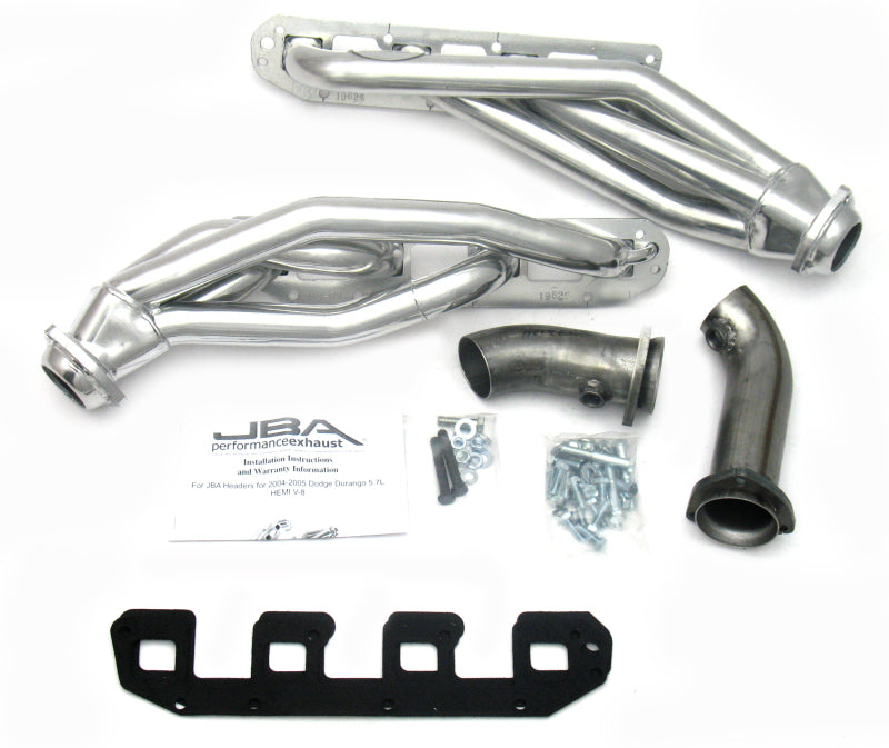 JBA 04-08 Dodge Durango 5.7L HEMI 1-5/8in Primary Silver Ctd Cat4Ward Header 1962SJS 1962SJS Photo - Primary