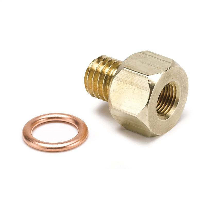 Autometer Fitting, Adapter, Metric, M12X1.75 Male TO 1/8" Nptf Female, Brass 2278 Photo - Primary