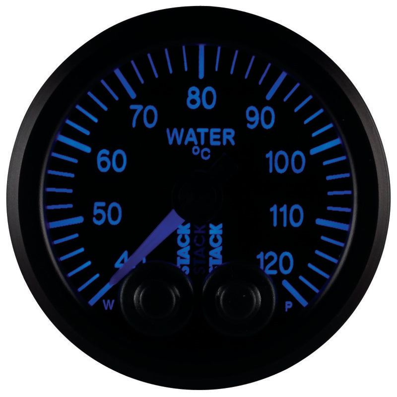 Autometer Stack 52mm 40-120 Deg C 1/8in NPTF Male Pro-Control Water Temp Gauge - Black ST3507 ST3507 User 8