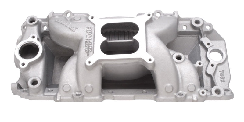 Edelbrock B/B Chev Rect. Port RPM Air-Gap Manifold 7562 Photo - Primary