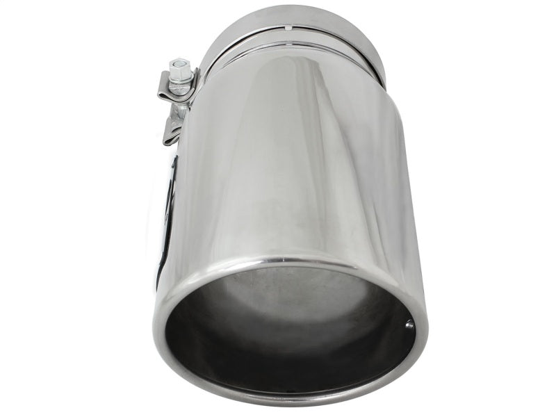 aFe MACH Force-Xp 5in 304 Stainless Steel Exhaust Tip: 5" In x 6" Out x 12 49T50601-P12 Photo - Unmounted